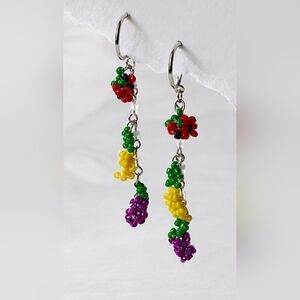 Anthropologie,  Sweet Treat Beaded Dangle Earrings -NWT!